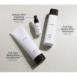 LolaVie- Con nuestros 3 productos más vendidos y premiados, impulsados por la tecnología de unión B-Pro3, el Ultimate Care Kit es el sistema esencial de Jennifer Aniston para un cabello visiblemente s