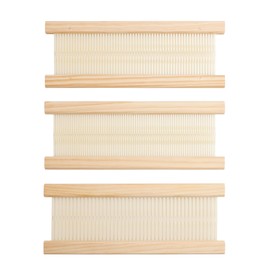 WILLOWDALE 3pcs Weaving Heddle Shed Stick for Weaving Loom Kit, 12 Inches Heddle with 45/60/75 Sticks, Weaving Tool Frame Loom Accessories Arts & Crafts Supplies