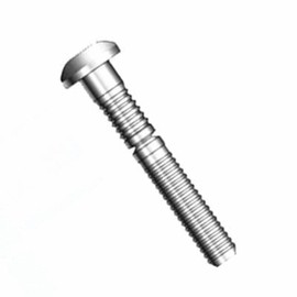 C6LB-R8-7G, Huck C6L Lockbolts, 0.250 Inch Diameter, (0.375-0.500 Inch GR), RND HD, Carbon Steel Material, Zinc CLR