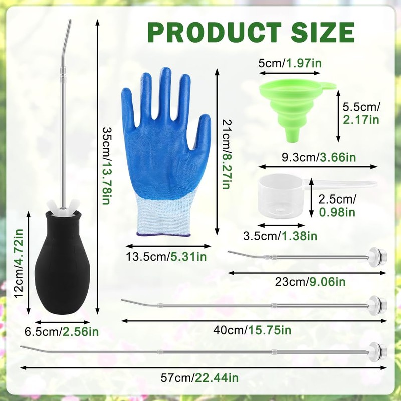 Diatomaceous Earth Powder Duster,Garden Powder Applicator Dispenser