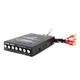 Audiopipe Ecualizador gráfico de 5 bandas con driver de línea de 7 V (EQ-57MOTO)