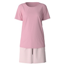 CALIDA Cotton Special Women's Short Pyjamas 100% Cotton, Cherry Blossom