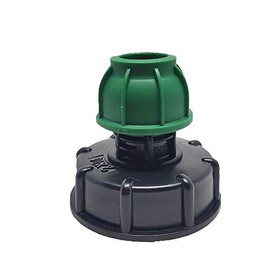 MACHSWON Water Butt Irrigation Straight Pipe Fitting 25mm IBC Tank Adapter S60X6 Straight Pipe Fitting