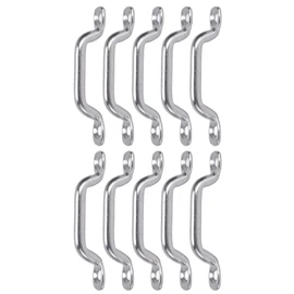 BRDI Boat Top Pad Eye, 316 Stainless Steel Pad Eye Rust Proof 72mm Full Length Easy Installation 10pcs 6mm Kayak Canoe Boat Handle Width