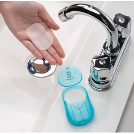 Betterware Jabón De Viaje Láminas Papel Manos Estuche Portátil Bolsillo