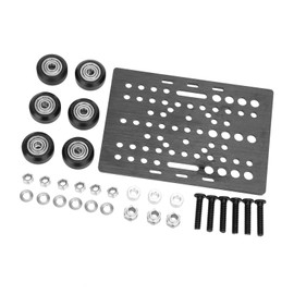 Portal Plate, 3D Printer Portal Rod Plate, Aluminium Plate with Pulley Kits, Suitable for Opennbuilds V-Slot Nema Linear Actuators 20-80 mm