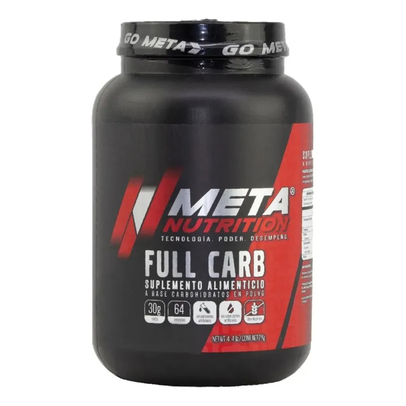 Ganador Meta Nutrition Full Carb 2 Kg Carbohidratos Sabor Sin