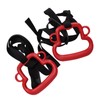 2Pcs Kids Gymnastic Rings Monkey Shape Load Bearing 150KG Ergonomic