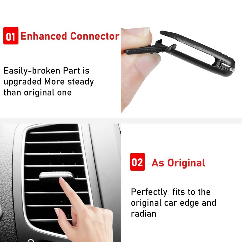 TTCR-II Compatible with 2011-2015 Kia Sorento AC Vent Tab Clip,