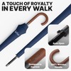 Royal Walk Large Umbrella for 2 Persons, Navy Blue, 54