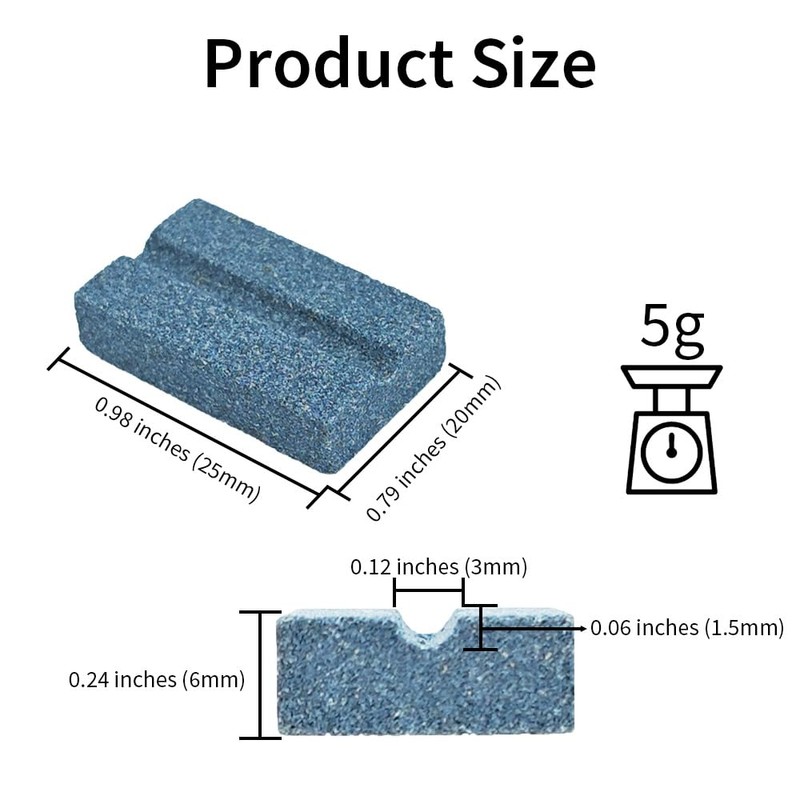 Acoeitl 2 Pcs V-Sharp Dart Sharpeners Grinding Sharpening Stone Rectangular