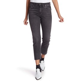 Free People | Clean Girlfriend Jeans | Black