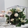 Simprefine 2 Pcs 10 Inches Acrylic Crystal Centerpieces for Wedding