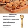 Stainless Steel Nutcracker Chestnut Clip Metal Multifunctional Nut Opener Plier
