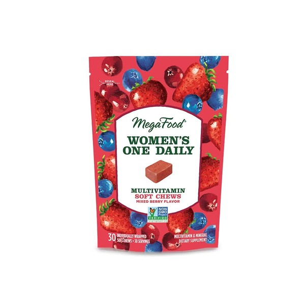 Megafood, Multivitamin Womens Mixed Berry, 30 Count
