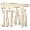 Repair Tools Die Cut for Card Making, Wrench Hammer Tool