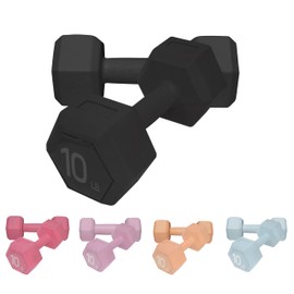 ZTTENLLY Dumbbell Hand Weight Sets 5/10/15/20/25/36lbs - 5 Colors Options - Exercise & Fitness Free Weights for Women & Men Home Gym Equipment Workouts Strength Training
