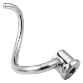 Lawenme 5 QT Dough Hook for KitchenAid Mixer, Stainless Steel Spiral Dough Hook Attachment for KitchenAid 4.5-5 Qt Tilt-Head Stand Mixers, Replacement Bread Hook Fits Models K45, KSM90, KSM150