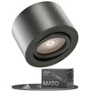 MATO 1 x LED Surface-Mounted Spotlight, Black, Extra Flat and