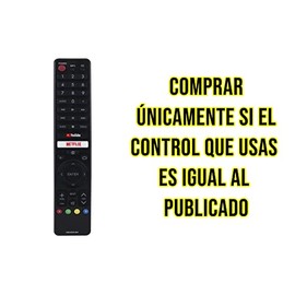 CONTROL EXPERT Control Compatible con Sharp Aquos Smart TV 4k Gb326wjsa Gb346wjs