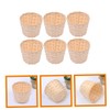 Totority 6pcs Mini Woven Baskets Decorative Tiny Baskets for Storage