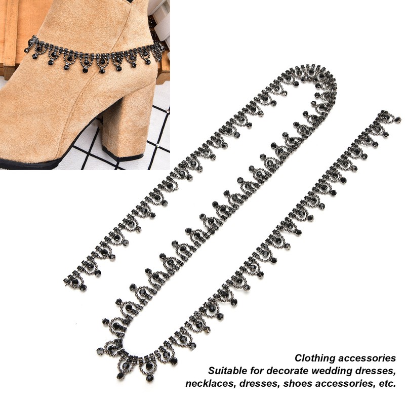 Welding Rhinestones Chain Tassel Pendant Belly Dance Decoration Jewelry Accessories