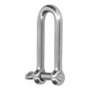 Long D Shackle, 304 Stainless Steel, Long D Shackle, Wire