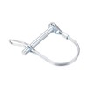 sourcing map Shaft Locking Pin w Ear - 6mm x 45mm Coupler Pin for Farm Trailers Wagons Lawn Garden in Arch Round