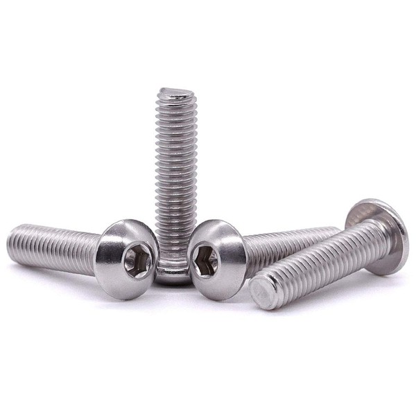 M4-0.7 x 12mm Button Head Socket Cap Screws 304 Stainless