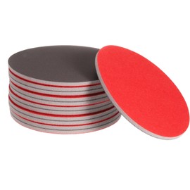 sourcing map 12pcs 1200 Grit Sanding Sponge 6 Inch Hook and Loop Sponge Sanding Disc Wet/Dry for Car Wood Drywall Metal