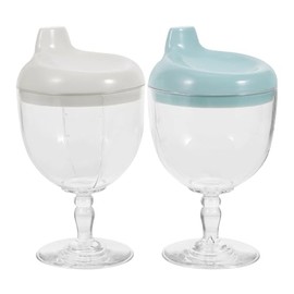 Abaodam 2 Piezas Taza De Entrenamiento Para Bebés Vasos De Copa De Vino Tazas De Bebidas Taza De Entrenador De Bebé Vaso Para Niños Ordenador Personal Taza De Bebe Portátil Niño Pequeño