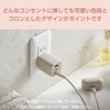 Elecom Charger & me 65 W Type-C x 2 Ports,