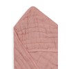 Jollein Hooded Towel Wrinkled 75 x 75 cm Rosewood
