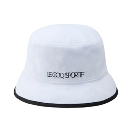 Cox Sportif LG5SCP71M Men's Hat, Reversible Size, Mondrian Pattern, Golf, WHBK (White x Black)., Free size