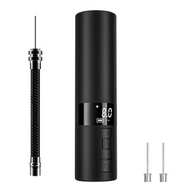 TEIMA Electric Ball Pump with LED Digital Display and Pressure Gauge – Fast, Accurate, and Smart Ball Inflation Powered by AA Batteries