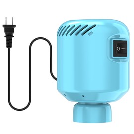 Electric Pump for Vacuum Storage Bags, Portable Vacuum Bag Pump, Electric Vacuum Pump for Storage Bags, Great for Various Vacuum Seal Bags for Clothing,Blankets,Bedding- Blue (No Bags)