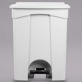 PRO&Family 72 Qt. / 18 Gallon / 68 Liters White Rectangular Step-On Trash Can. Trash Bin Kitchen Garbage Can Waste Basket Recycle Bin