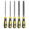 sourcing map 5pcs Metal File Set 6" High Carbon Steel