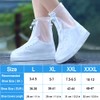 ydfagak Shoe Covers Waterproof Overshoes Non-Slip Galoshes Reusable Shoe Covers