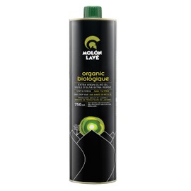 MOLON LAVE Organic Olive Oil Extra Virgin Cold Pressed | Polyphenol Rich Up To 1200mg/kg | EVOO From Greece | Unblended Single Source | 100% Natural | NON-GMO | 25.4 fl oz (750ml)