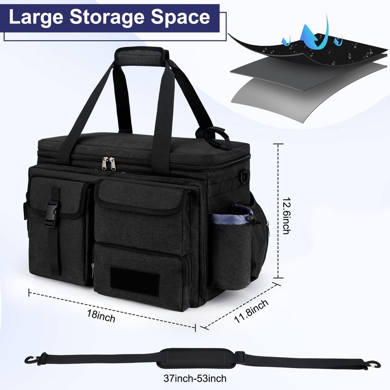 Patrol Bag Law Enforcement Police Gear Bag, Car Front Seat