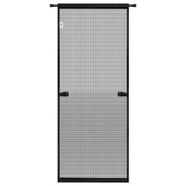 Godwk Hanging Screen Door - Fits Door Size 36" x 96" (Curtain Size 38'' x 97''), Sturdy Fiberglass Door Curtain Has Tension Rod&Hook&Loop Two Ways of Use, Heavy Duty Durable Door Screen