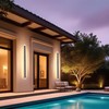 GOTEFULL 2-Pack 40" Long Outdoor Modern LED Wall Light, 30W