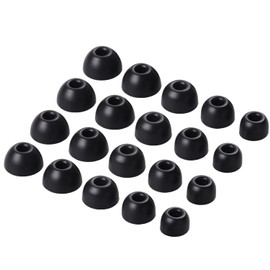 Replacement Eartips Silicone Buds Ear Tips Set for Powerbeats pro 2 Wireless Earbuds,10 Pairs (Jet Black)