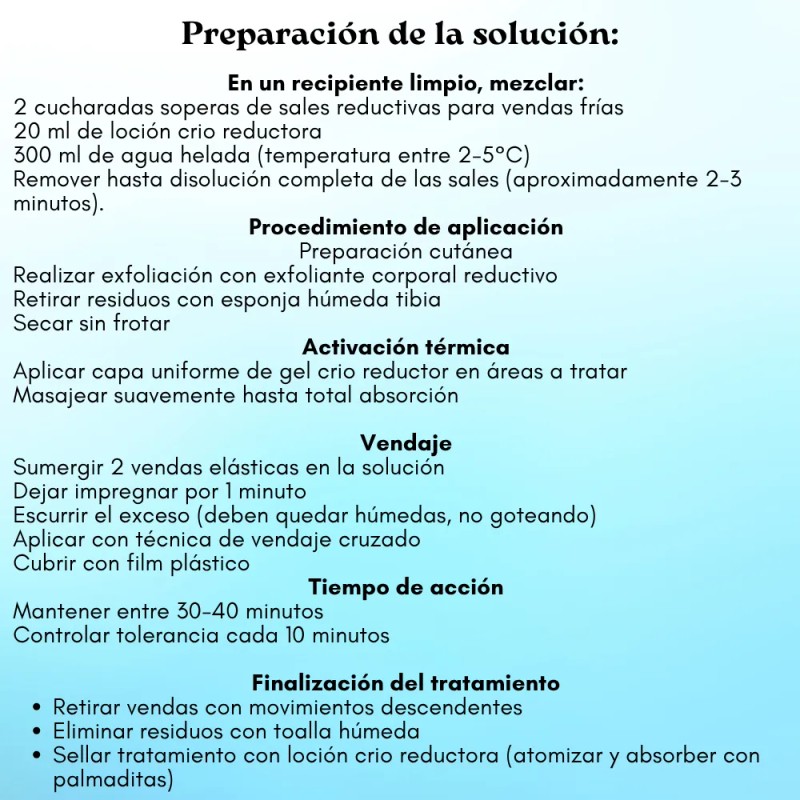 Kit Reductivo Para Vendas Frías Sales Gel Crio, Loción Crio