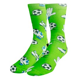 Benefeet Sox Crazy Socks for Men Funny Socks for Boys Teens Novelty Soccer Themed Socks Patterned Designer Socks Unisex 3D Print Football for Kids Athletic Tube Socks Christmas