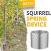 Metal Pole Squirrel Spring,Squirrel Baffle Metal Spring Device Squirrel Barrier
