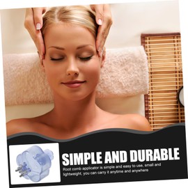 BIUDECO Scalp Massager Hair Oiling Alicator Scalp Serum Applicator Scalp Care Tool Scalp Treatment Bottle Plastic Scalp Oil Applicator Random Color