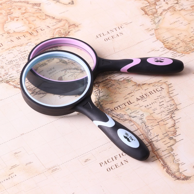 Mr. Pen- Magnifying Glass, 2 Pack, 10X Magnifier, 75mm Glass