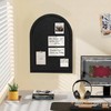 VABAMNA Arched Felt Bulletin Board 24" x 18", Grooved Edge